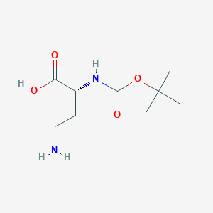 molecular formula C9H18N2O4 B557166 BOC-D-DAB-OH CAS No. 80445-78-9