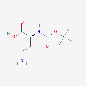 molecular formula C9H18N2O4 B557166 Boc-D-2,4-diaminobutyric acid CAS No. 80445-78-9
