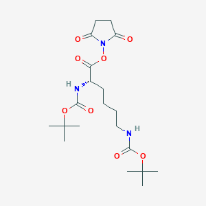 molecular formula C20H33N3O8 B557187 Boc-Lys(Boc)-OSu CAS No. 30189-36-7