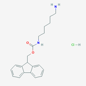 molecular formula C21H27ClN2O2 B557200 Fmoc-1,6-二氨基己烷盐酸盐 CAS No. 166410-37-3
