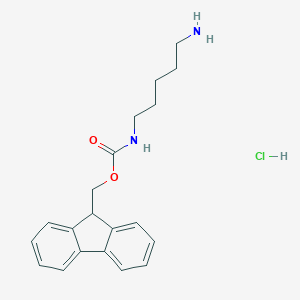 molecular formula C20H25ClN2O2 B557201 (9H-Fluoren-9-yl)methyl (5-aminopentyl)carbamate CAS No. 118119-32-7