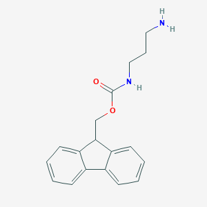 molecular formula C18H20N2O2 B557203 9H-fluoren-9-ylmethyl N-(3-aminopropyl)carbamate CAS No. 166410-34-0