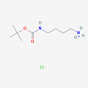 molecular formula C9H21ClN2O2 B557207 叔丁基(4-氨基丁基)氨基甲酸酯盐酸盐 CAS No. 33545-98-1