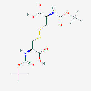 molecular formula C16H28N2O8S2 B557210 (Boc-Cys-OH)2 CAS No. 10389-65-8