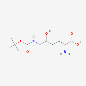 molecular formula C11H22N2O5 B557228 H-DL-delta-Hydroxy-DL-Lys(Boc)-OH CAS No. 305820-28-4
