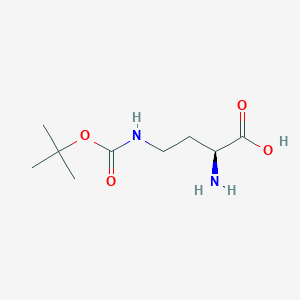 molecular formula C9H18N2O4 B557234 H-Dab(boc)-OH CAS No. 10270-94-7