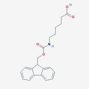 molecular formula C21H23NO4 B557235 6-((((9H-Fluoren-9-yl)methoxy)carbonyl)amino)hexanoic acid CAS No. 88574-06-5