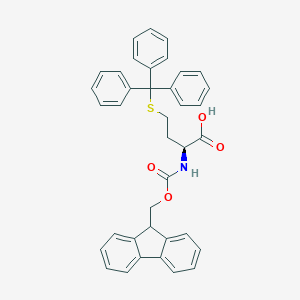 molecular formula C38H33NO4S B557258 N-(((9H-Fluoren-9-yl)methoxy)carbonyl)triphenyl-L-methionine CAS No. 167015-23-8