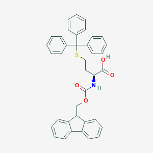 molecular formula C38H33NO4S B557258 Fmoc-S-三苯甲基-L-高半胱氨酸 CAS No. 167015-23-8