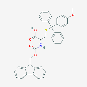 molecular formula C38H33NO5S B557264 Fmoc-S-4-methoxytrityl-L-cysteine CAS No. 177582-21-7