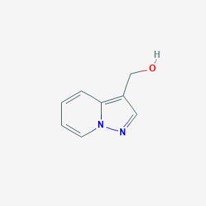 molecular formula C8H8N2O B055727 Pyrazolo[1,5-a]pyridin-3-ylmethanol CAS No. 117782-76-0