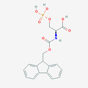 molecular formula C18H18NO8P B557270 Fmoc-O-phospho-L-serine CAS No. 158171-15-4