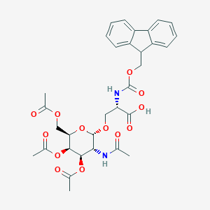 molecular formula C32H36N2O13 B557271 Fmoc-L-Ser(alpha-D-GalNAc(Ac)3)-OH CAS No. 120173-57-1