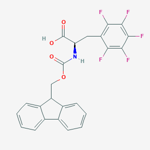B557292 (R)-2-((((9H-Fluoren-9-yl)methoxy)carbonyl)amino)-3-(perfluorophenyl)propanoic acid CAS No. 198545-85-6