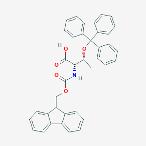 molecular formula C38H33NO5 B557295 Fmoc-Thr(Trt)-OH CAS No. 133180-01-5