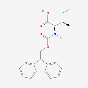 molecular formula C22H25NO4 B557328 Fmoc-N-Me-Ile-OH CAS No. 138775-22-1