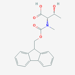 molecular formula C20H21NO5 B557329 N-[(9H-Fluoren-9-ylmethoxy)carbonyl]-N-methyl-L-threonine CAS No. 252049-06-2