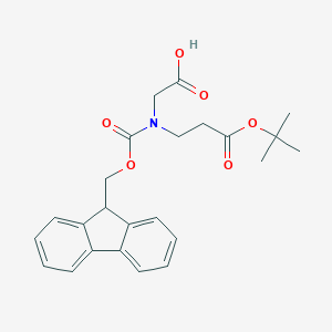 molecular formula C24H27NO6 B557337 Fmoc-N-(tert-butyloxycarbonylethyl)glycine CAS No. 174799-89-4