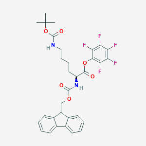 molecular formula C32H31F5N2O6 B557348 Fmoc-Lys(Boc)-OPfp CAS No. 86060-98-2