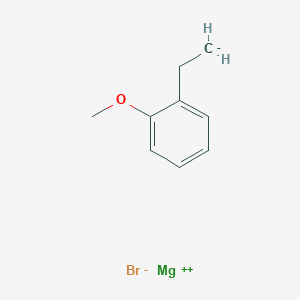 molecular formula C9H11BrMgO B055735 2-Methoxyphenethylmagnesium bromide CAS No. 123427-77-0