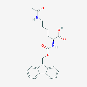 molecular formula C23H26N2O5 B557351 Fmoc-Lys(Ac)-OH CAS No. 159766-56-0