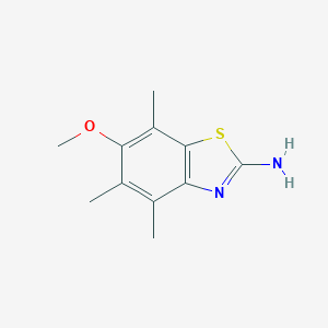 2-Amino-6-methoxy-4,5,7-trimethylbenzothiazole