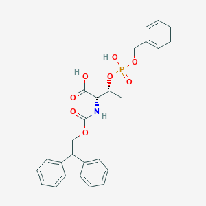 molecular formula C26H26NO8P B557371 Fmoc-Thr[PO(OBzl)OH]-OH 