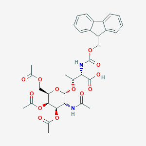 molecular formula C33H38N2O13 B557372 Fmoc-thr(galnac(AC)3-alpha-D)-OH CAS No. 116783-35-8