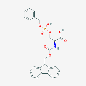 molecular formula C25H24NO8P B557376 Fmoc-O-(苄基磷酸)-L-丝氨酸 CAS No. 158171-14-3