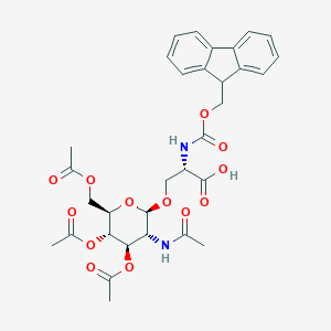 molecular formula C32H36N2O13 B557378 Fmoc-L-丝氨酸(|A-D-葡糖胺(Ac)3)-OH CAS No. 160067-63-0