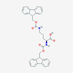 molecular formula C35H32N2O6 B557402 Fmoc-Orn(Fmoc)-OH CAS No. 201046-59-5