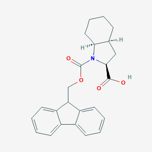molecular formula C24H25NO4 B557404 (2S,3aS,7aS)-1-(((9H-芴-9-基)甲氧基)羰基)八氢-1H-吲哚-2-羧酸 CAS No. 130309-37-4