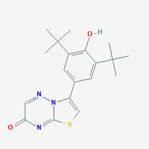 3-(3,5-Di-t-butyl-4-hydroxyphenyl)-7H-thiazolo(3,2-b)(1,2,4)triazin-7-one