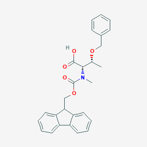 molecular formula C27H27NO5 B557412 Fmoc-MeThr(Bzl)-OH CAS No. 198561-81-8