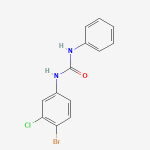 molecular formula C13H10BrClN2O B5574161 1-(4-Bromo-3-chlorophenyl)-3-phenylurea 