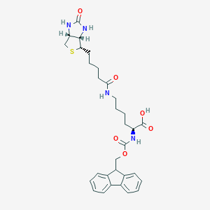 molecular formula C31H38N4O6S B557442 Fmoc-Lys(Biotin)-OH CAS No. 146987-10-2