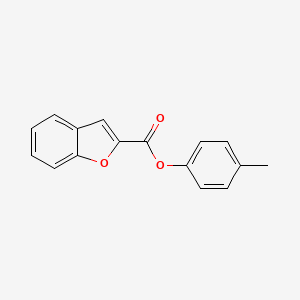 molecular formula C16H12O3 B5574458 4-methylphenyl 1-benzofuran-2-carboxylate 