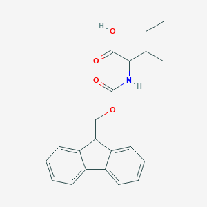 molecular formula C21H23NO4 B557448 Fmoc-L-异亮氨酸 CAS No. 71989-23-6