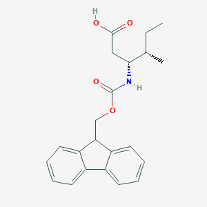 molecular formula C22H25NO4 B557453 Fmoc-L-beta-homoisoleucine CAS No. 193954-27-7