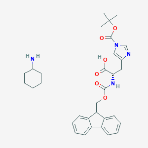 molecular formula C32H40N4O6 B557460 Fmoc-L-His(Boc)-OH CHA CAS No. 210820-99-8