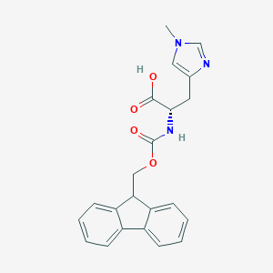 molecular formula C22H21N3O4 B557463 Fmoc-his(1-me)-oh CAS No. 202920-22-7