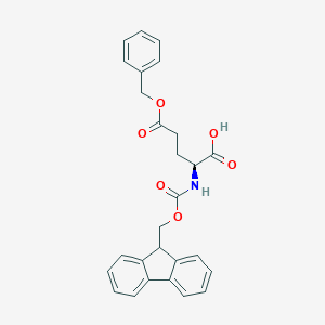 molecular formula C27H25NO6 B557468 Fmoc-Glu(OBzl)-OH CAS No. 123639-61-2