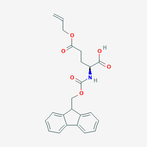 molecular formula C23H23NO6 B557469 Fmoc-Glu(OAll)-OH CAS No. 133464-46-7
