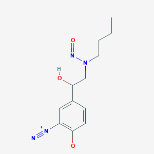 molecular formula C12H16N4O3 B055747 3-Diazo-N-nitrosobamethan CAS No. 116539-70-9