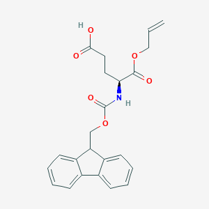 molecular formula C23H23NO6 B557471 Fmoc-Glu-OAll CAS No. 144120-54-7