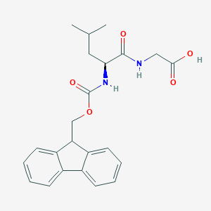 B557485 Glycine, N-[N-[(9H-fluoren-9-ylmethoxy)carbonyl]-L-leucyl]- CAS No. 82007-05-4
