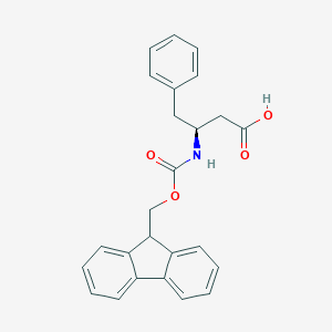 molecular formula C25H23NO4 B557516 Fmoc-L-beta-homophenylalanine CAS No. 193954-28-8