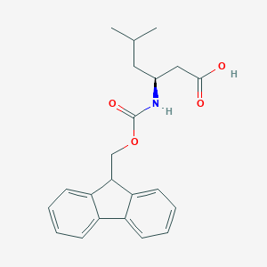 molecular formula C22H25NO4 B557519 Fmoc-L-beta-homoleucine CAS No. 193887-44-4