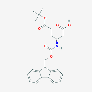 molecular formula C25H29NO6 B557520 Fmoc-beta-Hoglu(Otbu)-OH CAS No. 203854-49-3