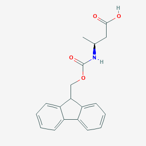 molecular formula C19H19NO4 B557524 Fmoc-L-beta-homoalanine CAS No. 193954-26-6